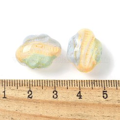 Двухцветные прозрачные акриловые бусины&nbsp;OACR-D304-01C