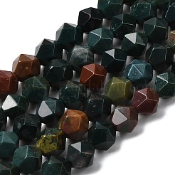 Нити бусин из натурального кровавика/гелиотропа G-Z119-A16-02