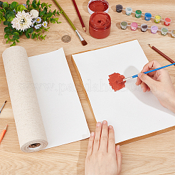 Холст из смеси льна с покрытием DIY-WH0308-586