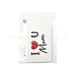 4 шт. поздравительные открытки из крафт-бумаги AJEW-FS0001-30D