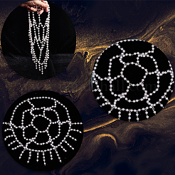 Пластиковые повязки на голову из жемчужной сетки OHAR-WH20007-07S