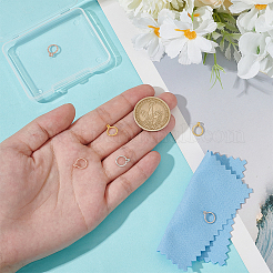 6 шт. 3 цвета родиевое покрытие 925 серебряных гвоздика STER-BC0002-71