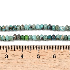 Хубэй природных бирюзовый бисер нитей&nbsp;G-B175-A14-2x4mm