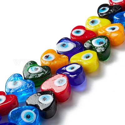 Ручной зло бусины глаз&nbsp;LAMP-F021-02H-1