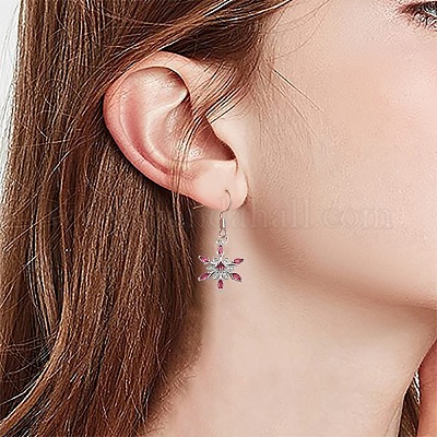 6шт 3 стильные латунные подвески с кубическим цирконием ZIRC-SZ0001-80P-1