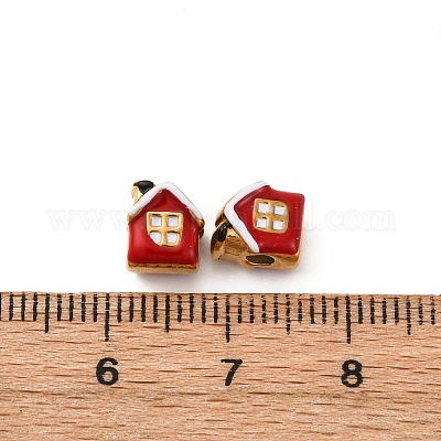 Эмалированные бусины из нержавеющей стали 304 STAS-Q363-07G-1