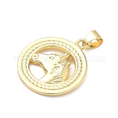 Латунные подвески&nbsp;KK-H539-19G-G-1