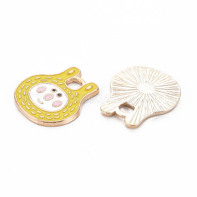 Подвески из эмали и сплава ENAM-N054-67E-NR-1