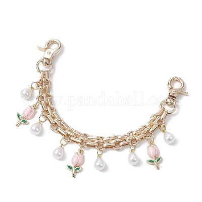 Ручки для сумок из железной цепи и короткие ремни для сумок из сплава цепи AJEW-BA00165-1