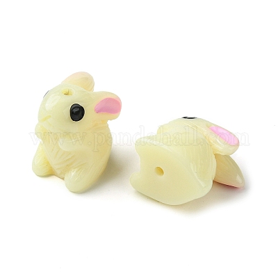 Бусины из непрозрачной смолы CRES-B021-08-1