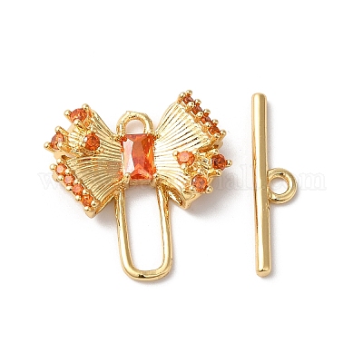 Латуни Переключить застежками KK-C062-042G-01-1