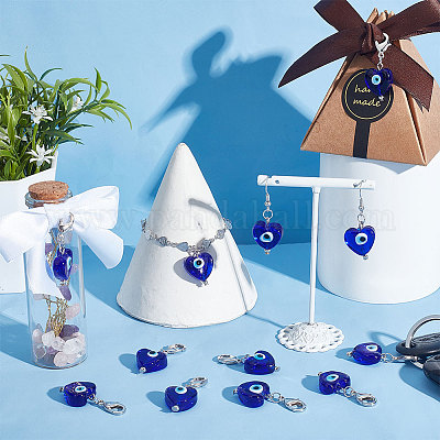 Подвеска лэмпворк ручной работы от сглаза PALLOY-PH01585-1