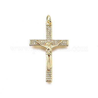 Латунные микро проложить кубического циркония подвески KK-Z100-25G-1