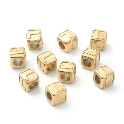 Ионное покрытие (IP) 304 нержавеющая сталь европейские бусины STAS-H145-01L-G-1