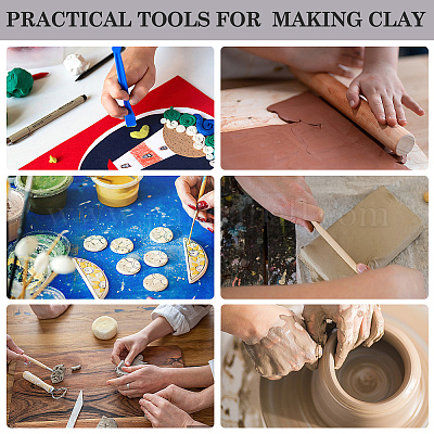 Резак для глины из пластика и нержавеющей стали с круглым отверстием TOOL-CP0001-51-1