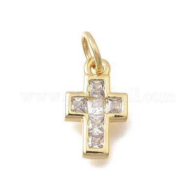 Латунные микро проложить кубического циркония подвески KK-D431-069G-1