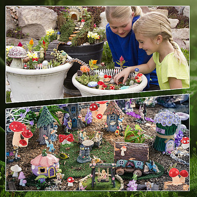 Ahademaker 124 шт. 7 стильные мини фигурки из смолы DJEW-GA0001-33-1