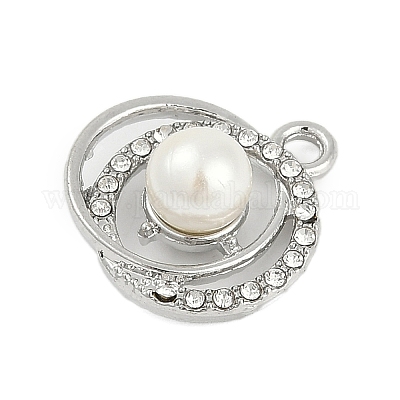 Подвески из сплава с микропаве из стразов FIND-K020-02P-1