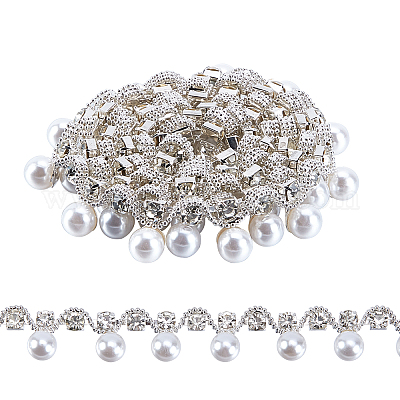 1 ярд латунных и стеклянных стразов и пластиковых чашек FIND-GA0001-82-1