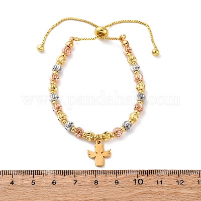 Браслеты из латуни BJEW-C090-02G-B-1