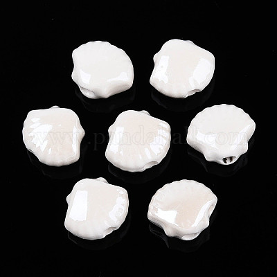 Фарфоровые бусины ручной работы PORC-Q002-01O-01-1