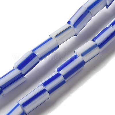 Непальские бусины лэмпворк ручной работы LAMP-B023-04B-08-1