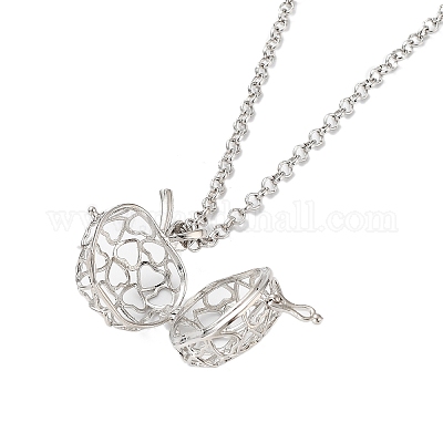 Латунь подвесные ожерелья NJEW-P299-A02-P-1