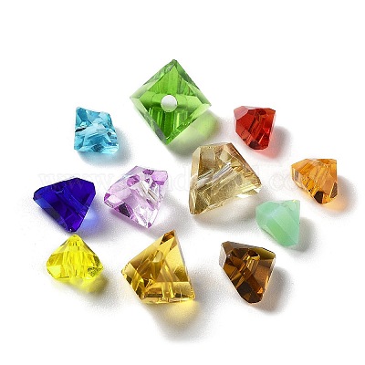 Непрозрачные и прозрачные стеклянные бусины GLAA-G109-01I-1