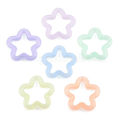 Прозрачные светящиеся акриловые подвески X-TACR-T007-12-1