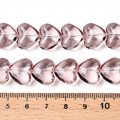 Прозрачные стеклянные бусины нити GLAA-T023-13H-1