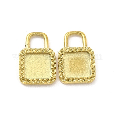 Ионное покрытие (ip) 304 нержавеющая сталь подвеска кабошоны оправы STAS-F284-19G-1