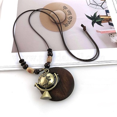 Длинные ожерелья из сплава пончиков в стиле бохо для женщин FS-WGBD296-03-1