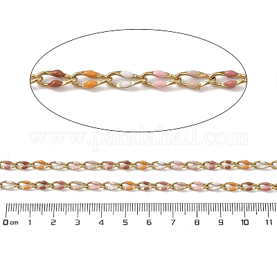 Ионное покрытие (ip) 304 нержавеющая сталь эмалированная звеньевая цепь CHS-H027-01G-05-1