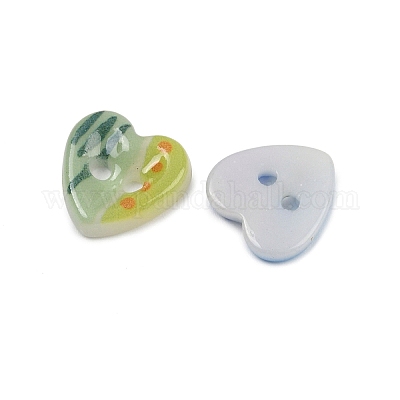 Кнопки фарфора 2-отверстие PORC-R010-07A-1