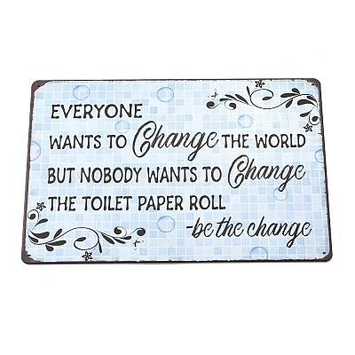 Старинный металлический оловянный знак AJEW-XCP0003-21-1