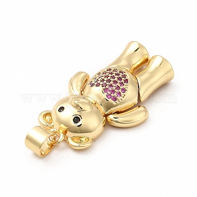 Стойки обшивки латунь микро проложить Циркон подвеску KK-G456-21G-1