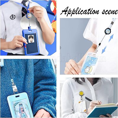 4 шт. 4 стиля ПВХ лапа значок катушка AJEW-CA0001-28A-1