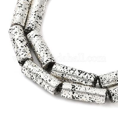 Гальванические нити из синтетических немагнитных гематитовых бусин G-U003-17C-1