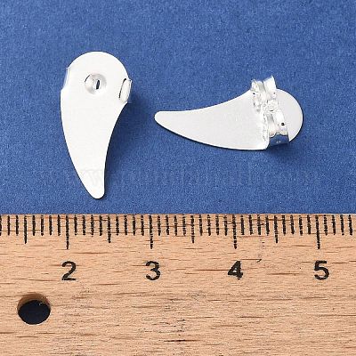 Фурнитура для сережек-гвоздиков из латуни FIND-Z039-01A-S-1