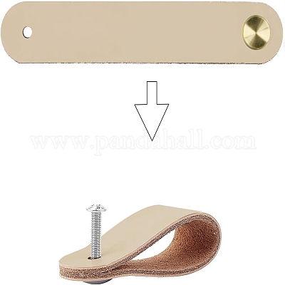 12 комплект кожаных ручек DIY-GF0004-65H-1