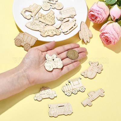 Незаконченные вырезы из дерева WOOD-CJC0001-12-1