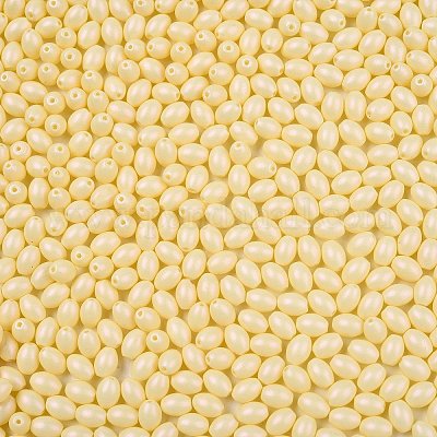 Выпечка расписных стеклянных бусин SEED-C004-04A-1