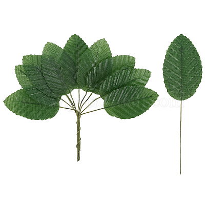 200шт. искусственные листья из шелковой ткани AJEW-CN0004-07B-1