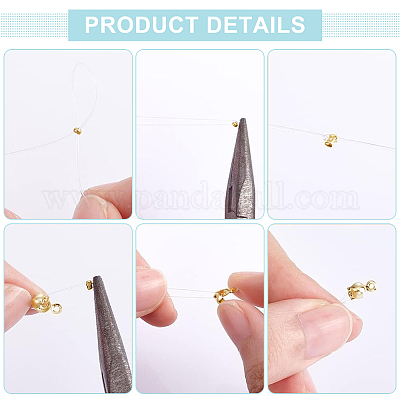 400 шт. разделительные бусины из нержавеющей стали 304 STAS-UN0057-70-1