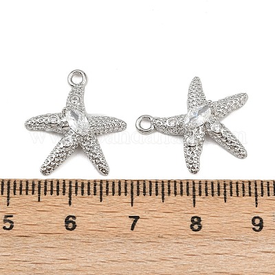 Латунные микро проложить кубического циркония подвески KK-K407-46B-P-1