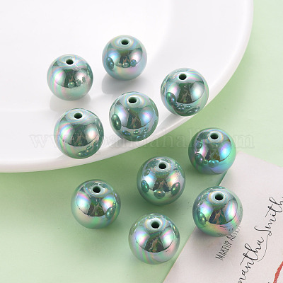 Непрозрачные акриловые бусины MACR-S370-D20mm-26-1