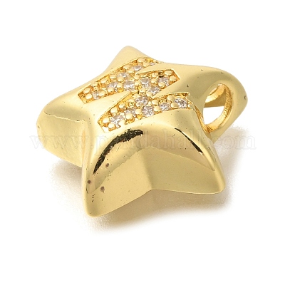 Стойки обшивки латунь микро проложить Циркон подвеску KK-I722-05G-W-1