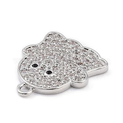 Стойки обшивки латунь кубического циркония подвески KK-D031-04P-02-1