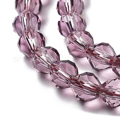 Прозрачные стеклянные бусины GLAA-A014-03K-1