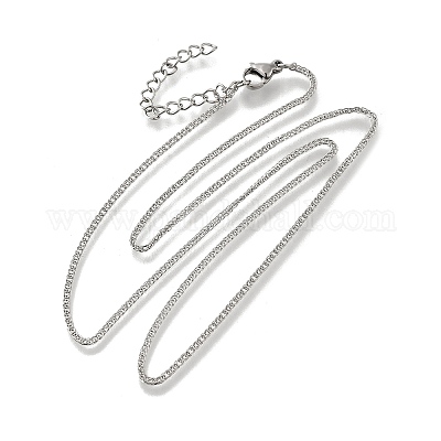 1.5 мм цепочка из нержавеющей стали 304 пшеничного цвета для мужчин STAS-V011-03B-P-1